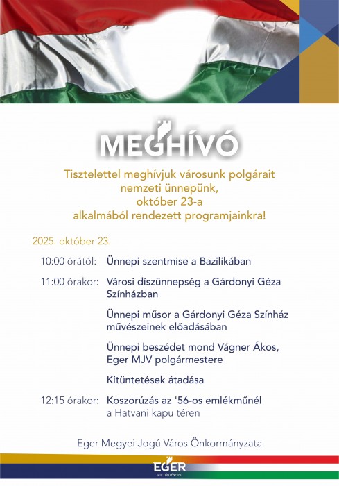 2025. október 23. meghívó